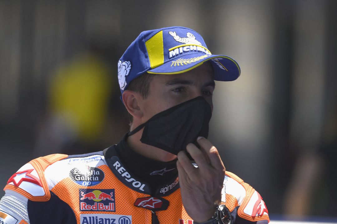 Marc Márquez, en el GP de España. Marc Márquez, en el GP de España.