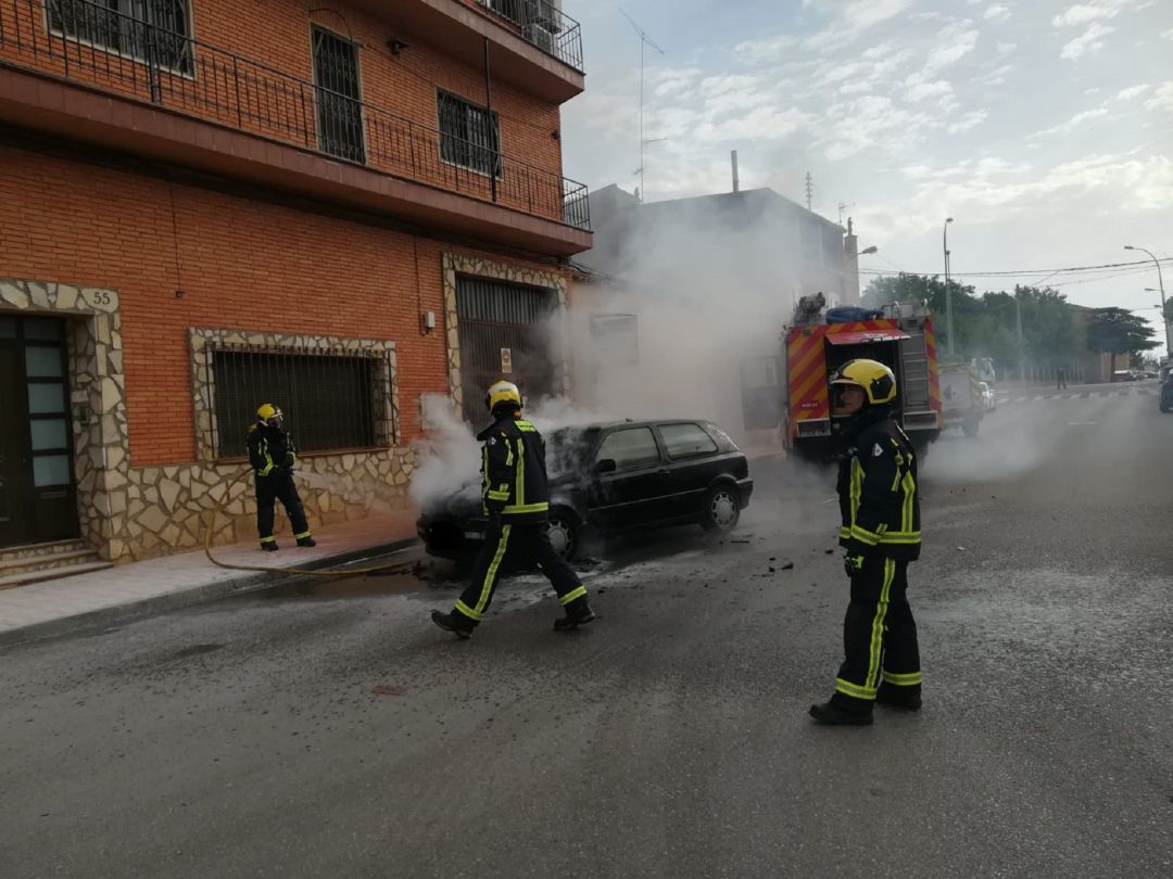 Intervención de los bomberos de Motilla Intervención de los bomberos de Motilla