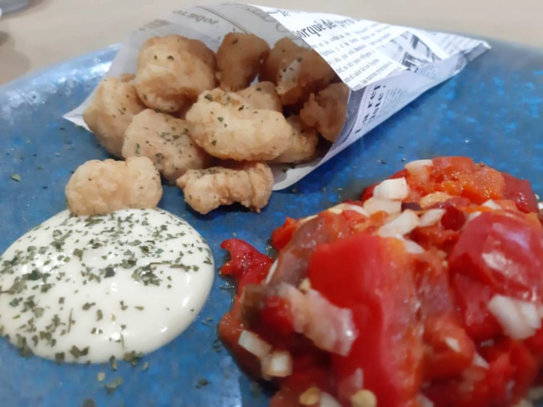 Cartuchito de pescaíto frito de roca Cartuchito de pescaíto frito de roca
