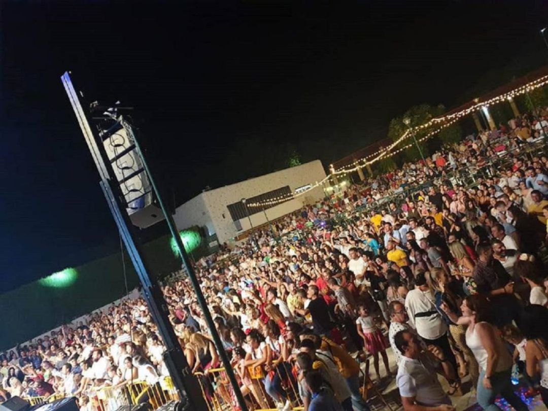 Aspecto que mostraba la verbena municipal el año pasado, que no se podrá repetir en este 2.020 Aspecto que mostraba la verbena municipal el año pasado, que no se podrá repetir en este 2.020