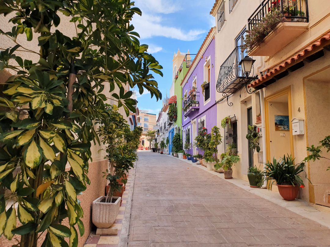 Casco antiguo de Calp. Casco antiguo de Calp.