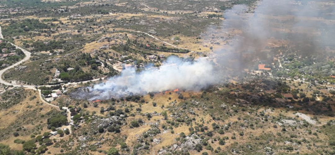 Incendio en El Berrueco Incendio en El Berrueco