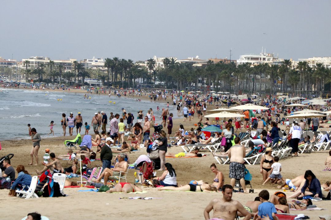 Imatge d'arxiu, platja de Salou Imatge d'arxiu, platja de Salou