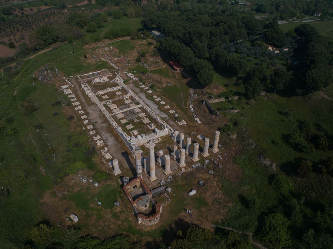 Los restos del templo en la actualidad Los restos del templo en la actualidad