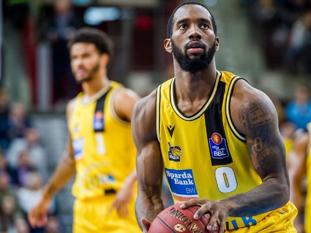 Khadeen Carrington, durante un partido en Alemania. Khadeen Carrington, durante un partido en Alemania.