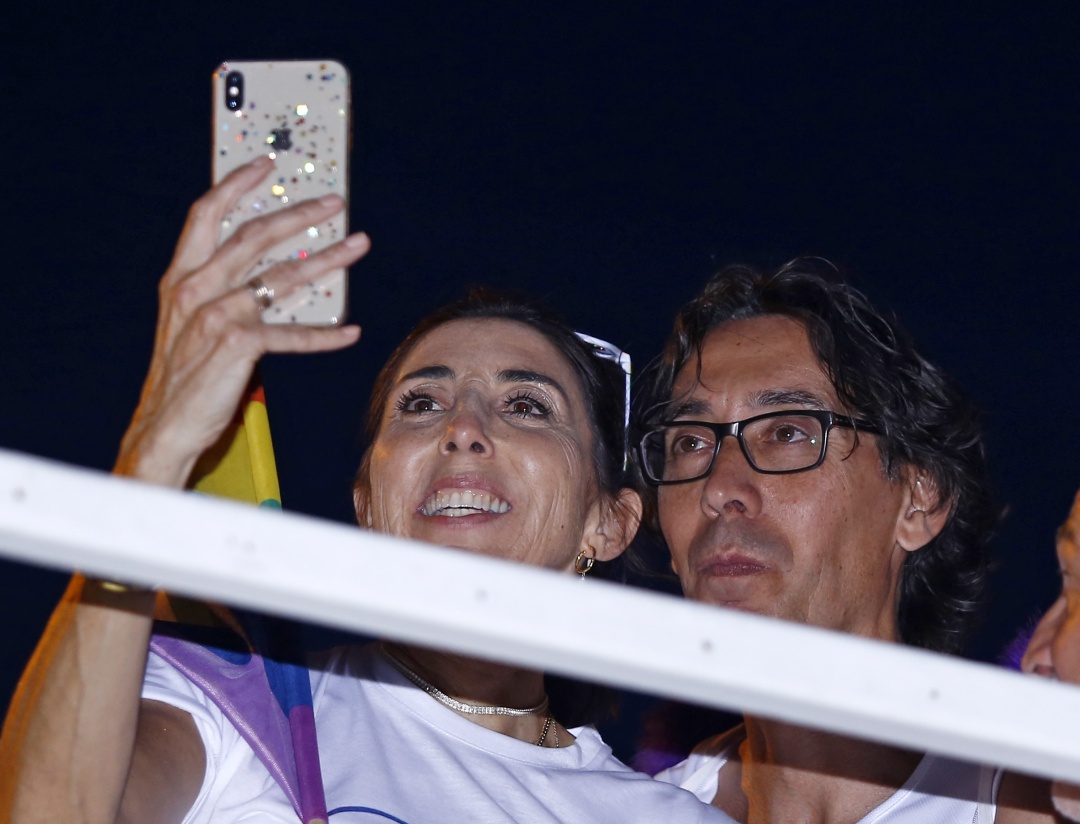Paz Padilla con su marido Antonio Juan Vidal Paz Padilla con su marido Antonio Juan Vidal