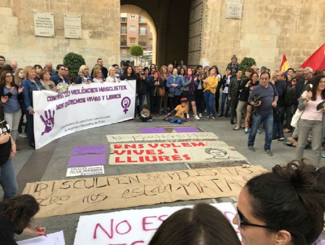 Concentración de la Coordinadora Feminista (Imagen de archivo) Concentración de la Coordinadora Feminista (Imagen de archivo)