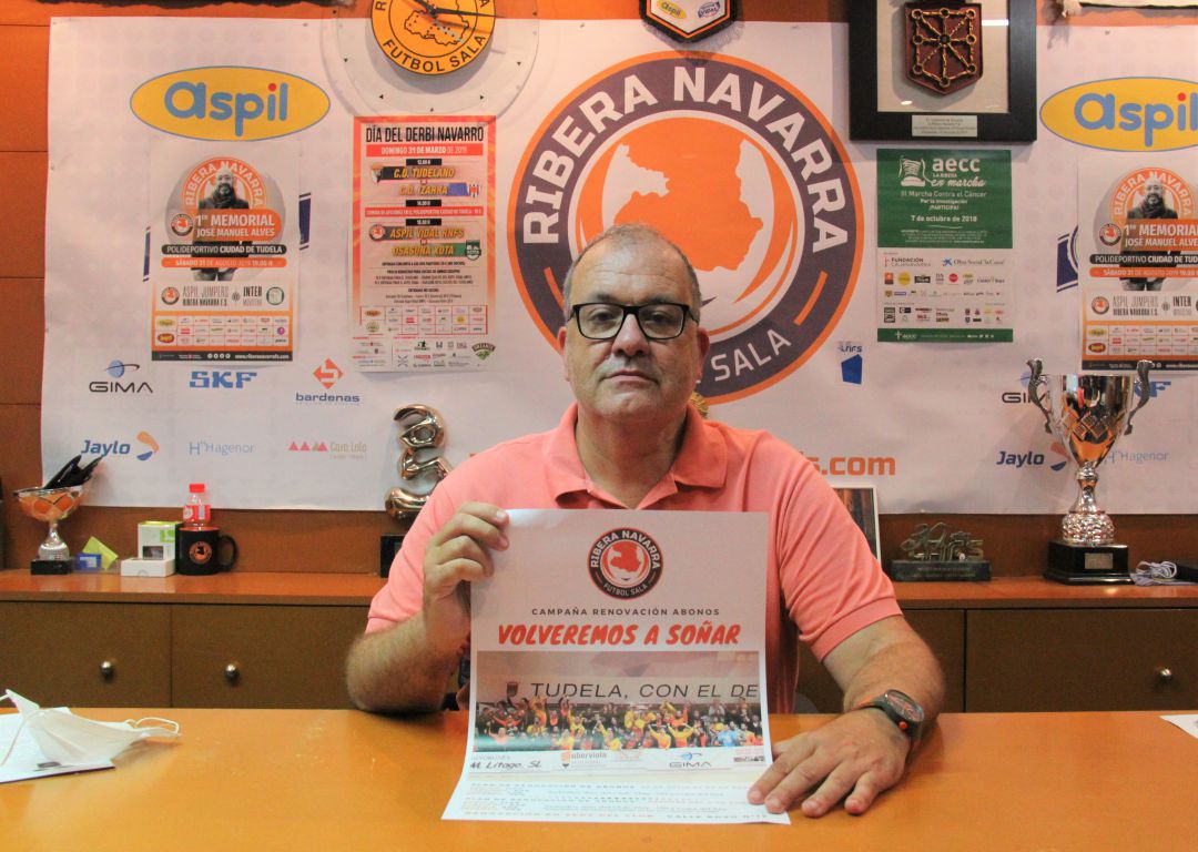Alberto Ramírez, Presidente de Aspil Jumpers Ribera Navarra Fútbol Sala Alberto Ramírez, Presidente de Aspil Jumpers Ribera Navarra Fútbol Sala