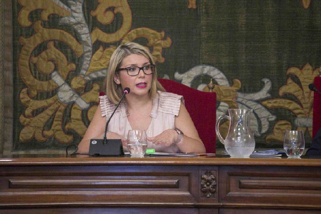 Imagen de archivo de la vicealcaldesa, Mari Carmen Sánchez, en una sesión de Pleno Imagen de archivo de la vicealcaldesa, Mari Carmen Sánchez, en una sesión de Pleno