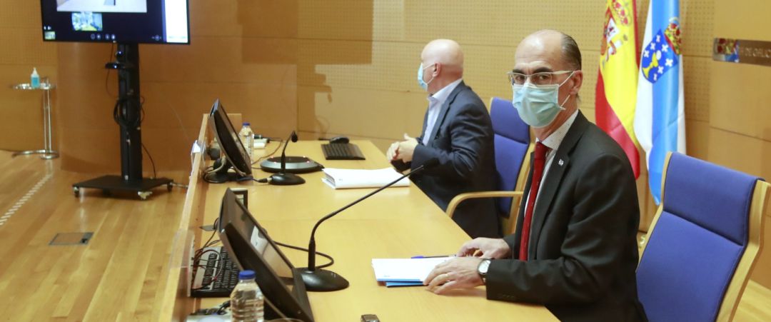 Vázquez Almuiña, conselleiro de Sanidade Vázquez Almuiña, conselleiro de Sanidade