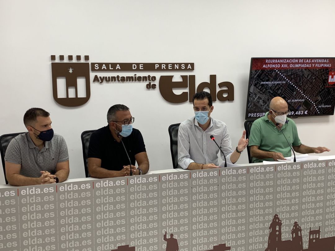 El alcalde de Elda, Rubén Alfaro, ha detallado la actuación El alcalde de Elda, Rubén Alfaro, ha detallado la actuación