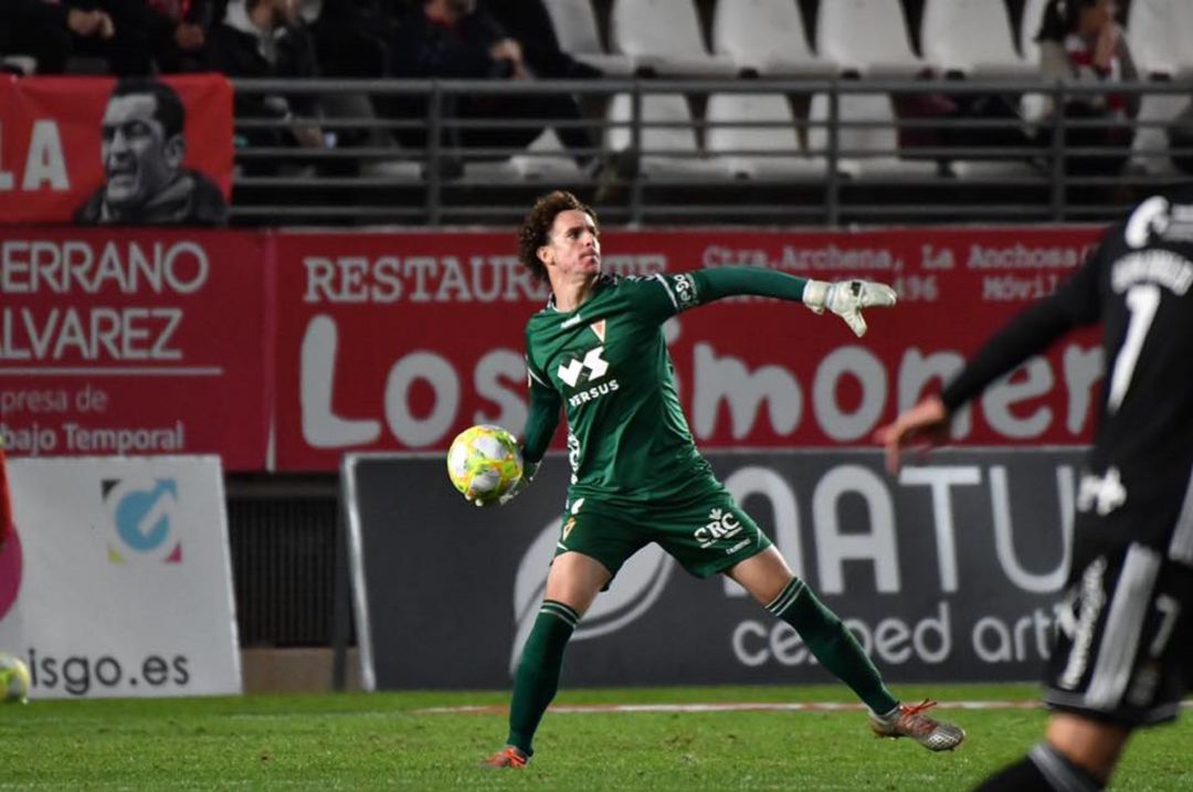 Alberto Lejárraga, portero del Real Murcia Alberto Lejárraga, portero del Real Murcia