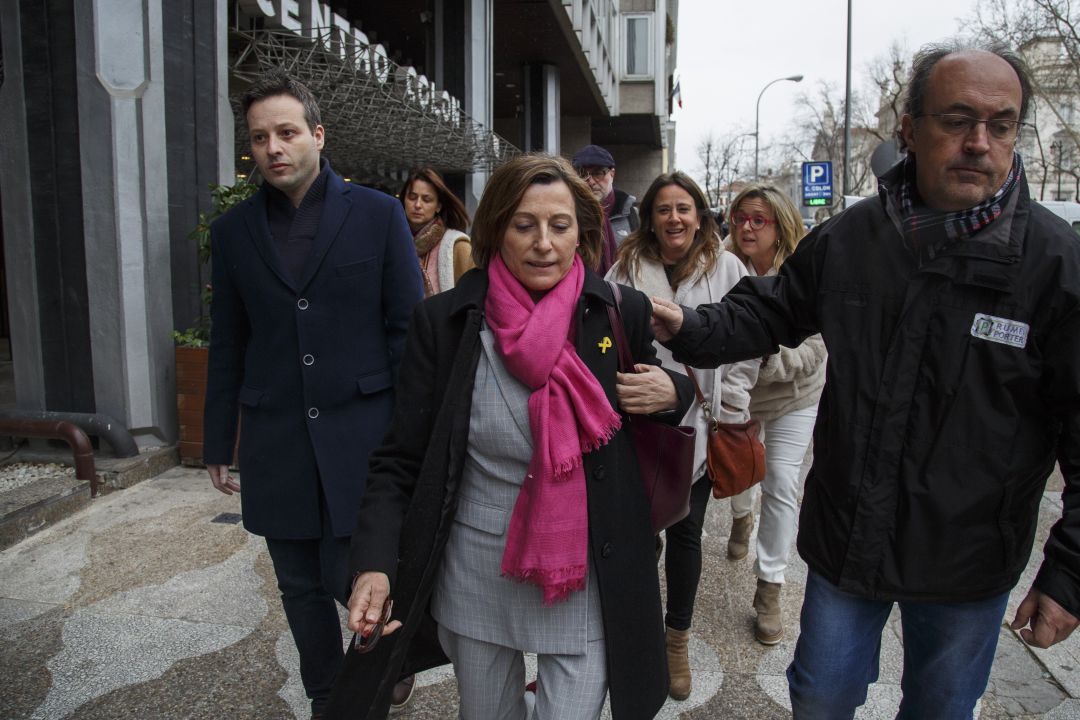 Carme Forcadell acude al Tribunal Supremo. Carme Forcadell acude al Tribunal Supremo.