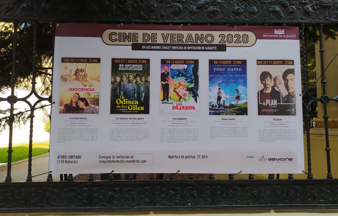 Cartelera de la cuarta edición del cine de verano Cartelera de la cuarta edición del cine de verano