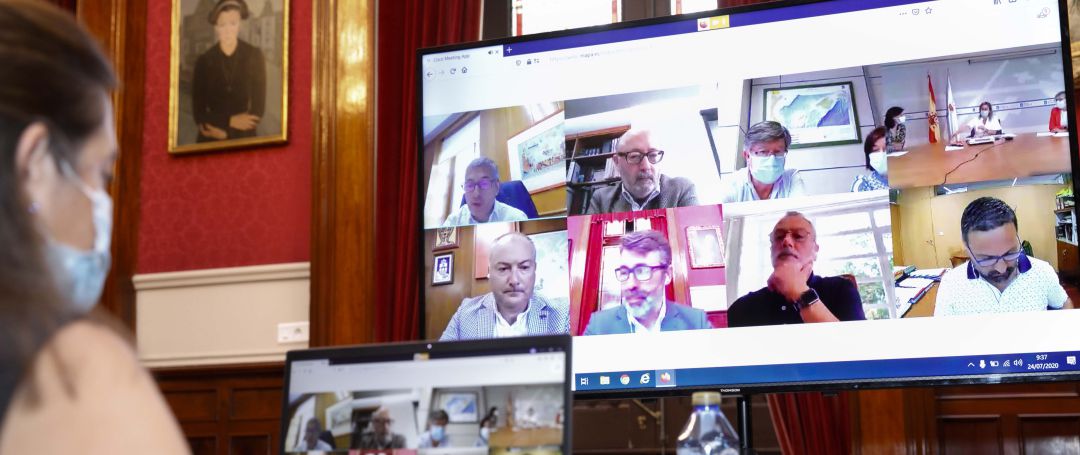 Reunión telemática sobre la ría de O Burgo Reunión telemática sobre la ría de O Burgo