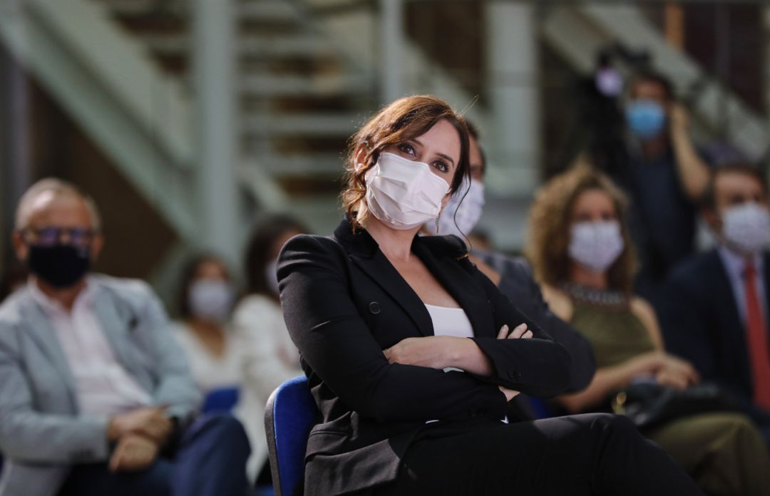 La presidenta de la Comunidad de Madrid, Isabel Díaz Ayuso, en un acto el pasado 14 de julio. La presidenta de la Comunidad de Madrid, Isabel Díaz Ayuso, en un acto el pasado 14 de julio.