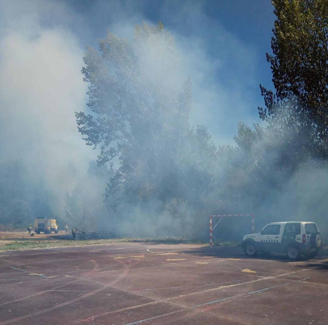 Imagen del fuego de Villabuena Imagen del fuego de Villabuena