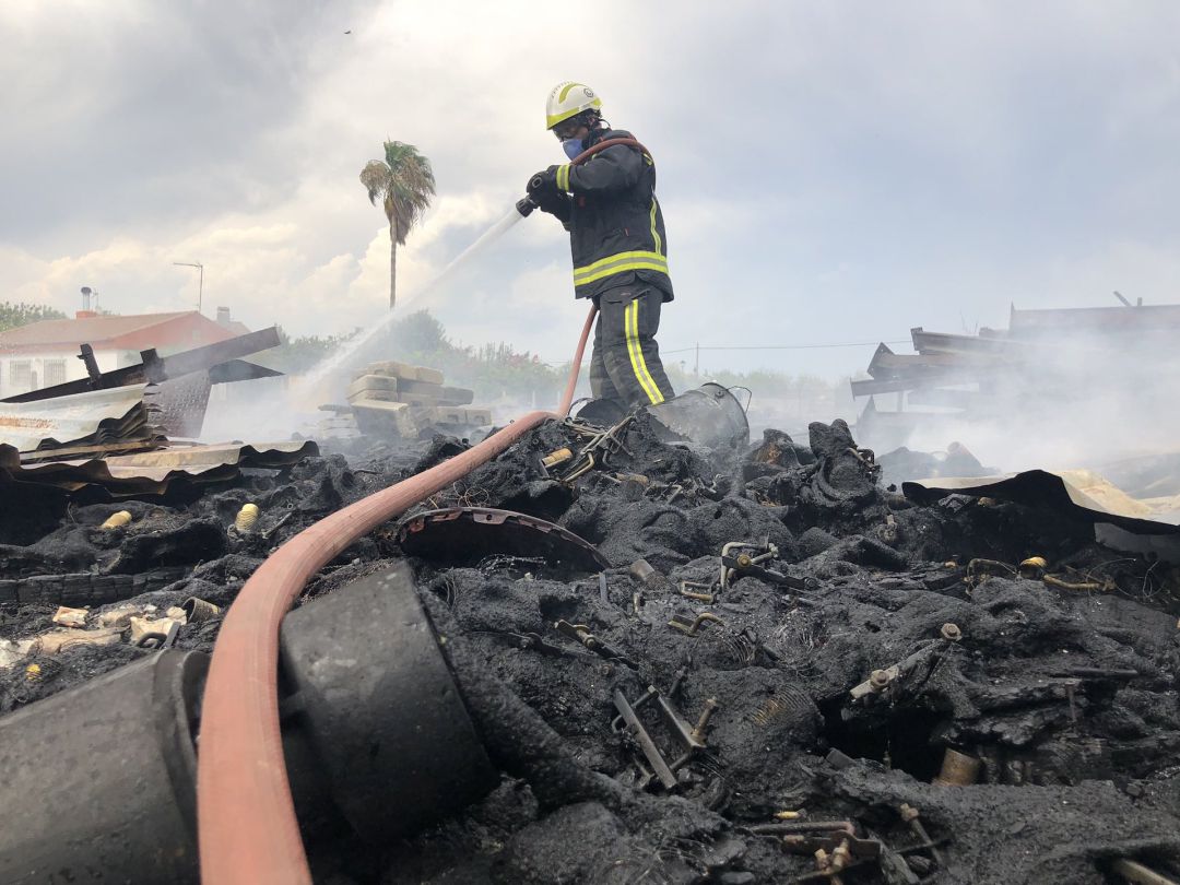 Bomberos de Córdoba, en una imagen de archivo Bomberos de Córdoba, en una imagen de archivo