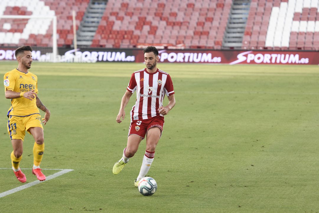 Iván Martos en el Almería-Alcorcón. Iván Martos en el Almería-Alcorcón.