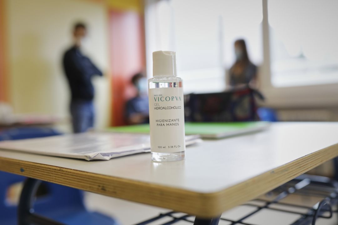 El gel hidroalcohólico formará parte de la vida cotidiana de colegios e institutos El gel hidroalcohólico formará parte de la vida cotidiana de colegios e institutos
