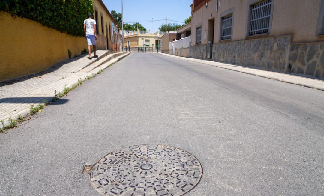 Calle Canalejas, en Alumbres. Calle Canalejas, en Alumbres.