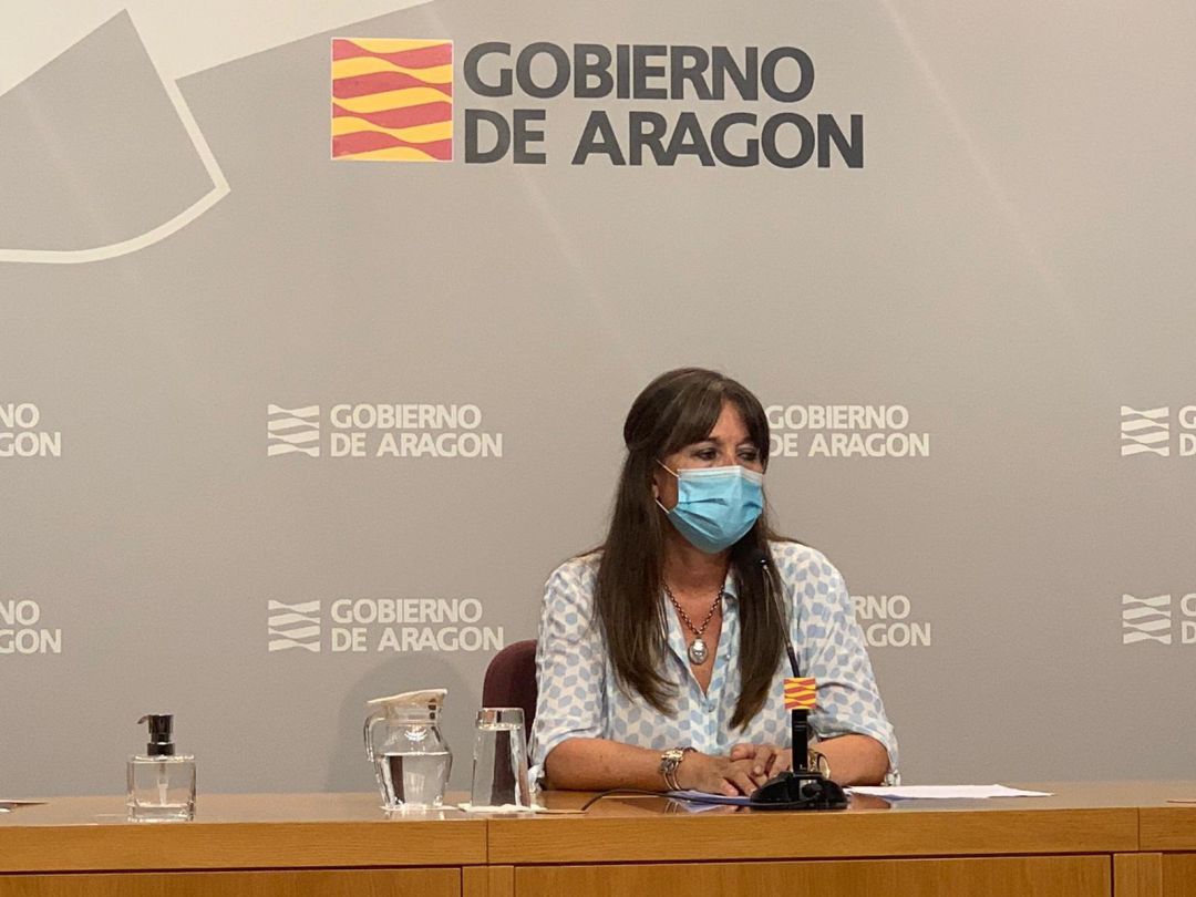 La consejera de Sanidad del Gobierno de Aragón, Sira Repollés
La consejera de Sanidad del Gobierno de Aragón, Sira Repollés