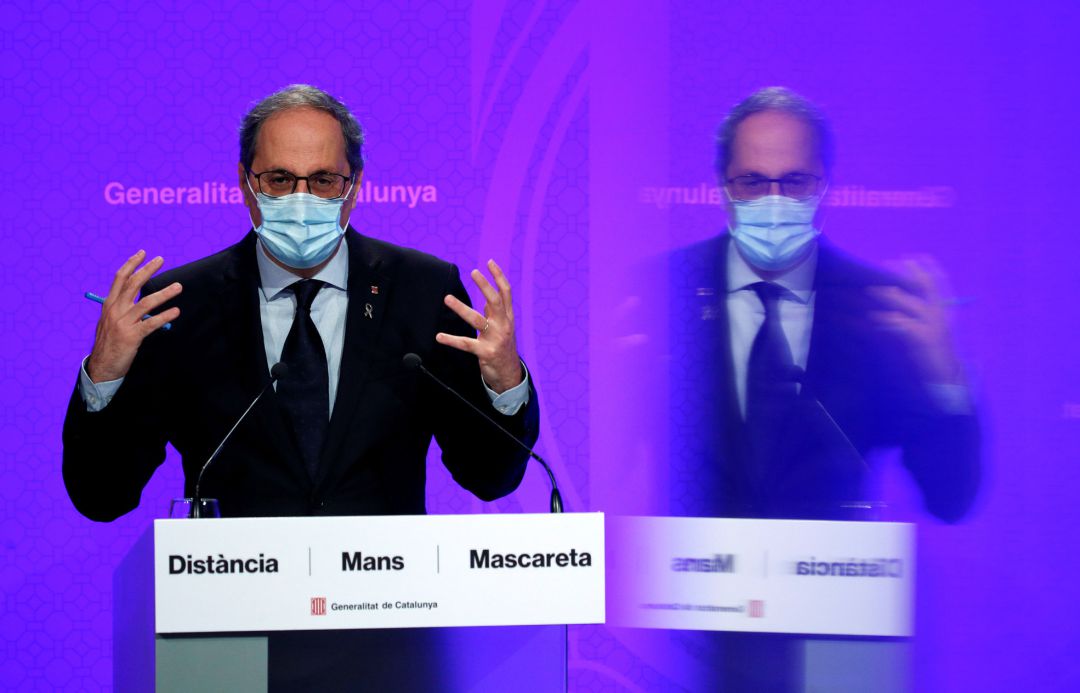 El president de la Generalitat catalana, Quim Torra. El president de la Generalitat catalana, Quim Torra.
