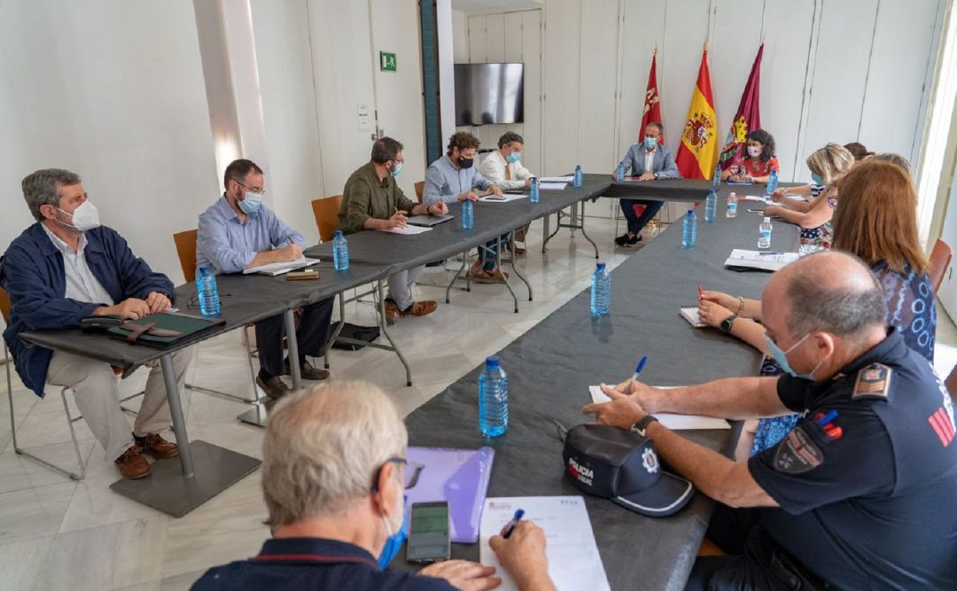 Reunión del operativo de emergencia de pateras. Reunión del operativo de emergencia de pateras.
