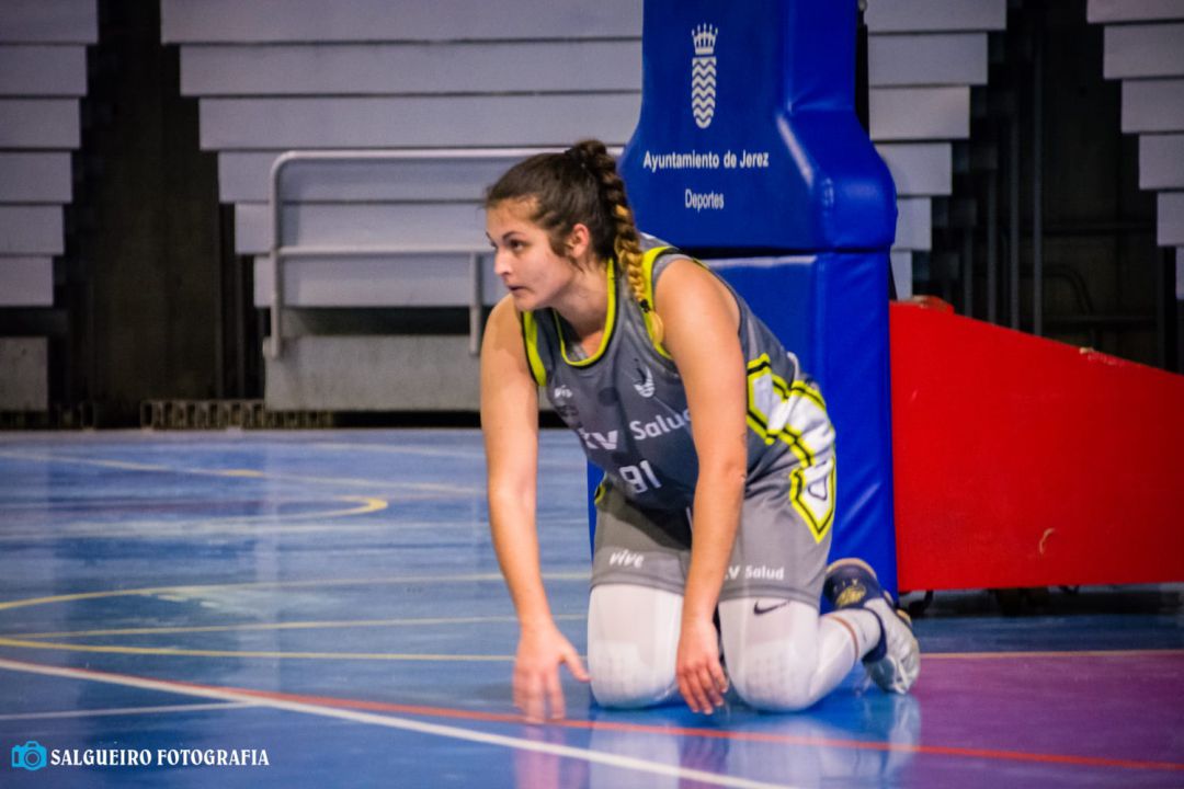 Bea Rodríguez durante un partido esta última temporada Bea Rodríguez durante un partido esta última temporada