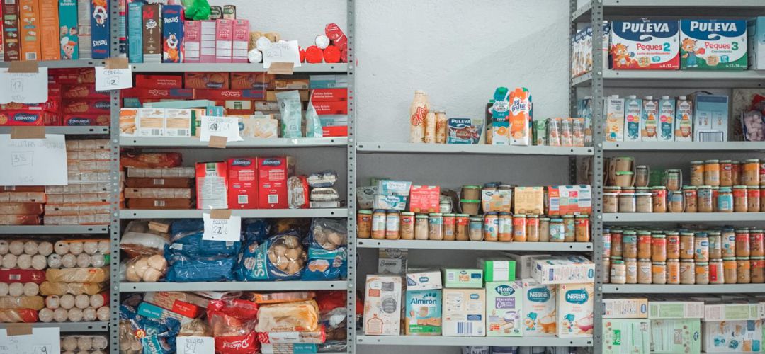 Estanterías de alimentos Estanterías de alimentos