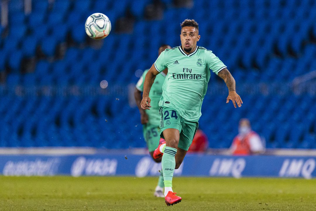 Mariano, durante el partido contra la Real Sociedad. Mariano, durante el partido contra la Real Sociedad.
