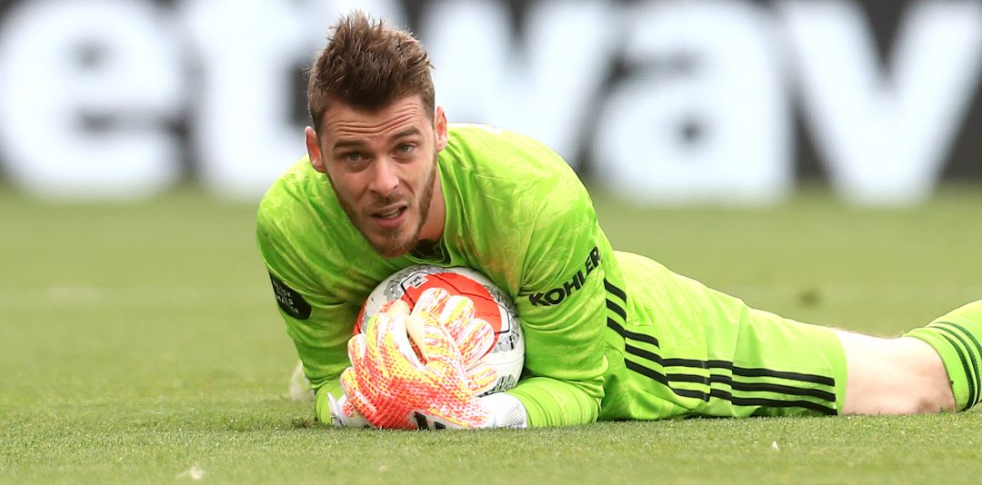 David De Gea, durante un partido con el Manchester United en los últimos días David De Gea, durante un partido con el Manchester United en los últimos días