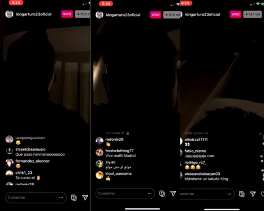 Capturas del vídeo de Arturo Vidal Capturas del vídeo de Arturo Vidal