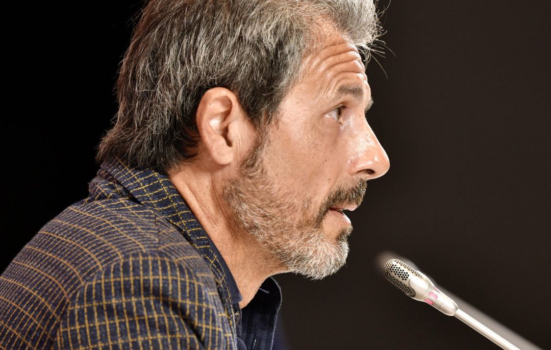 Rafa Alkorta, durante la comparecencia de prensa Rafa Alkorta, durante la comparecencia de prensa