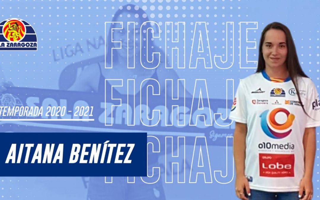 Aitana Benítez ya es jugadora del Sala Zaragoza Aitana Benítez ya es jugadora del Sala Zaragoza