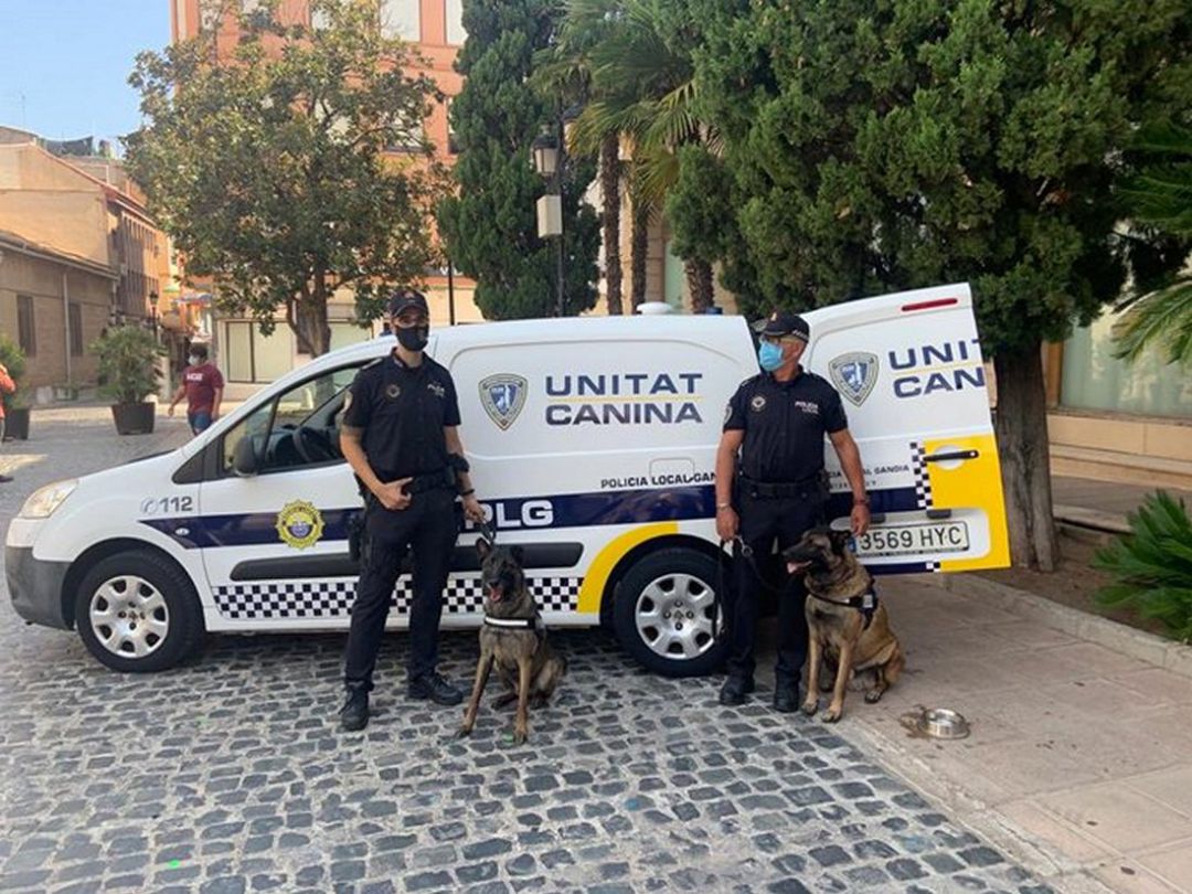 La nueva Unidad Canina de la Policía Local de Gandia La nueva Unidad Canina de la Policía Local de Gandia
