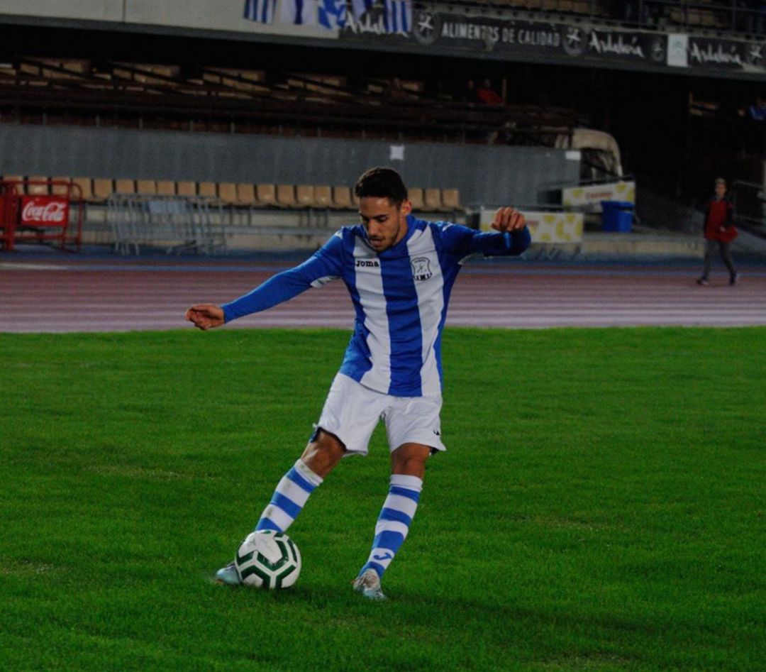Manuel Caballero durante un partido esta última temporada Manuel Caballero durante un partido esta última temporada