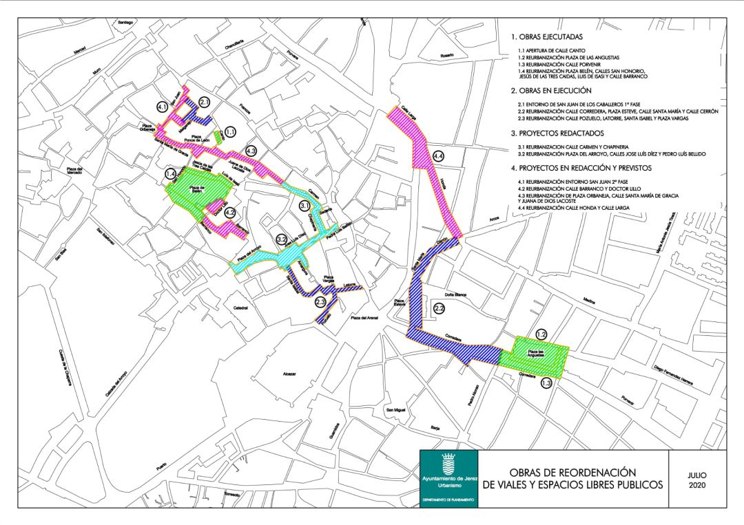 Planificación de obras de reurbanización en el centro de Jerez anunciada este martes por la alcaldesa Mamen Sánchez Planificación de obras de reurbanización en el centro de Jerez anunciada este martes por la alcaldesa Mamen Sánchez