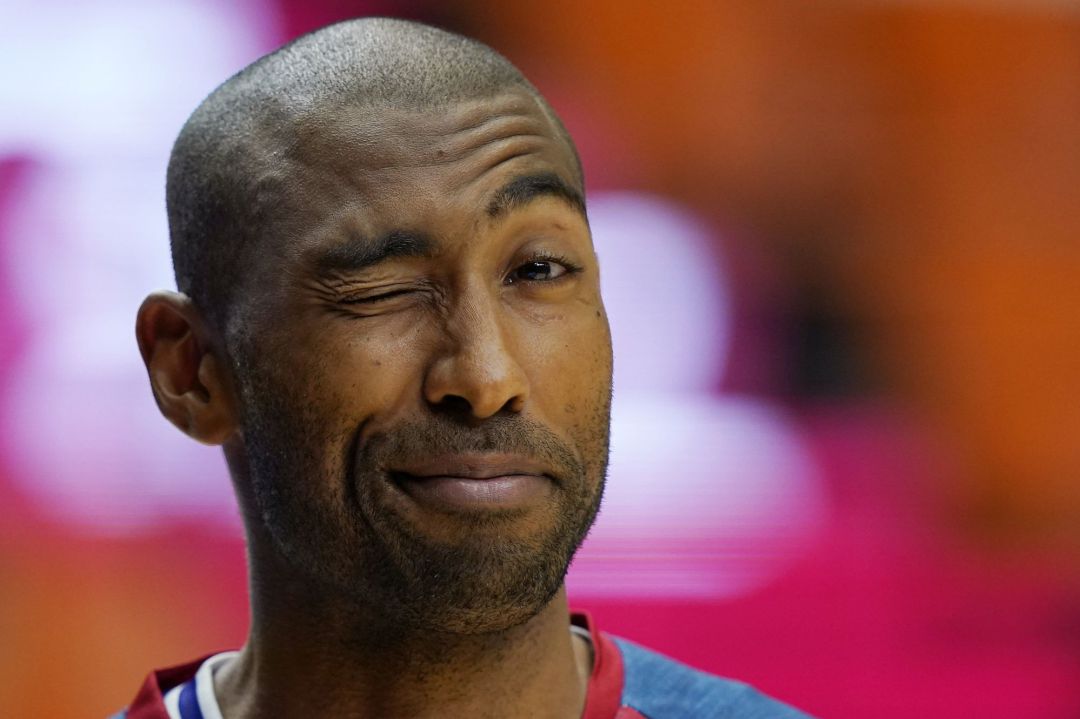 Granger sonríe antes de un partido con el Baskonia. Granger sonríe antes de un partido con el Baskonia.