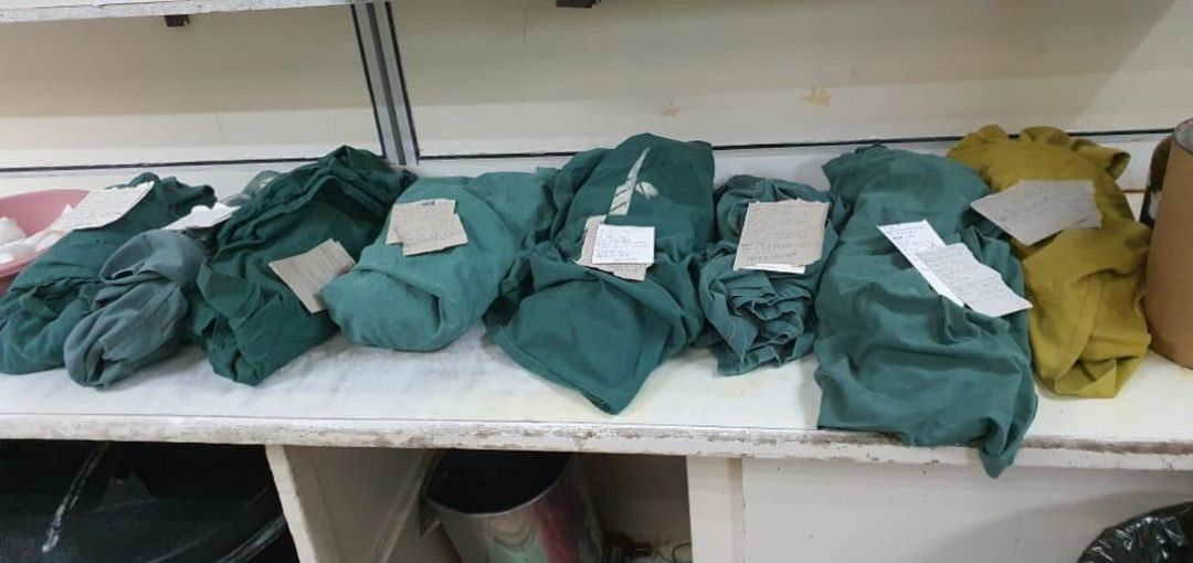 Imagen de los cadáveres de bebés, envueltos en sábanas. Imagen de los cadáveres de bebés, envueltos en sábanas.