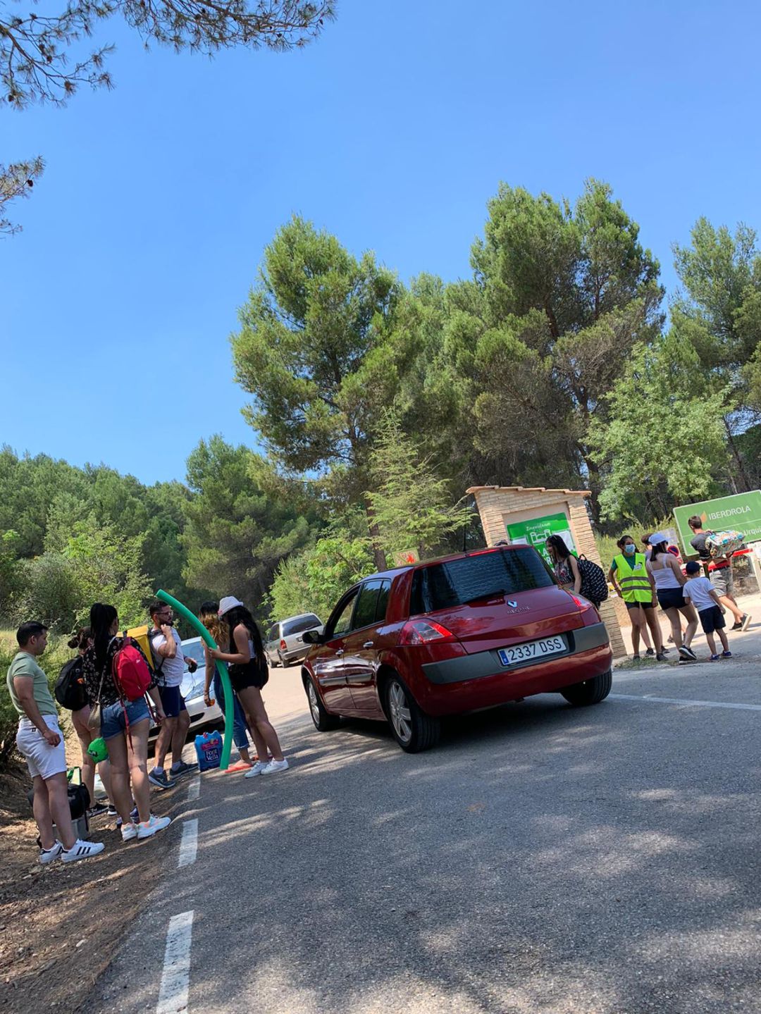 Gran afluencia de gente en Las Chorreras Gran afluencia de gente en Las Chorreras