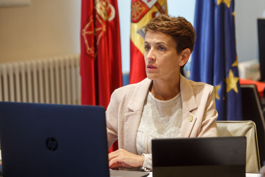 La presidenta del Gobierno de Navarra, María Chivite La presidenta del Gobierno de Navarra, María Chivite