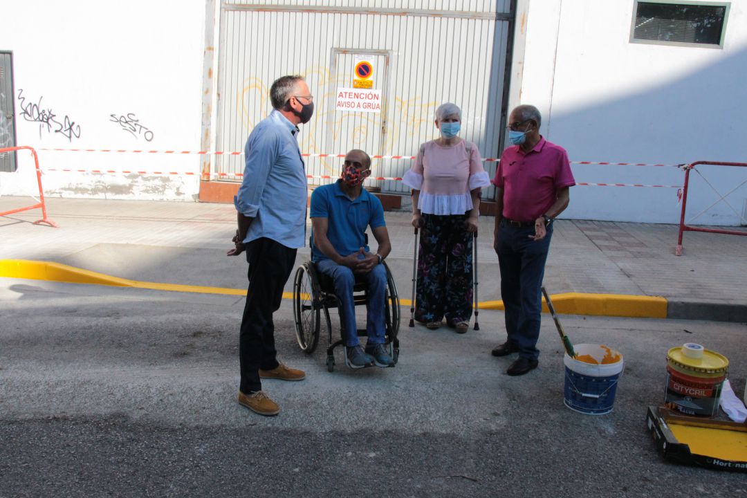 La primera intervención realizada por la brigada en la zona alta de Ponferrada La primera intervención realizada por la brigada en la zona alta de Ponferrada