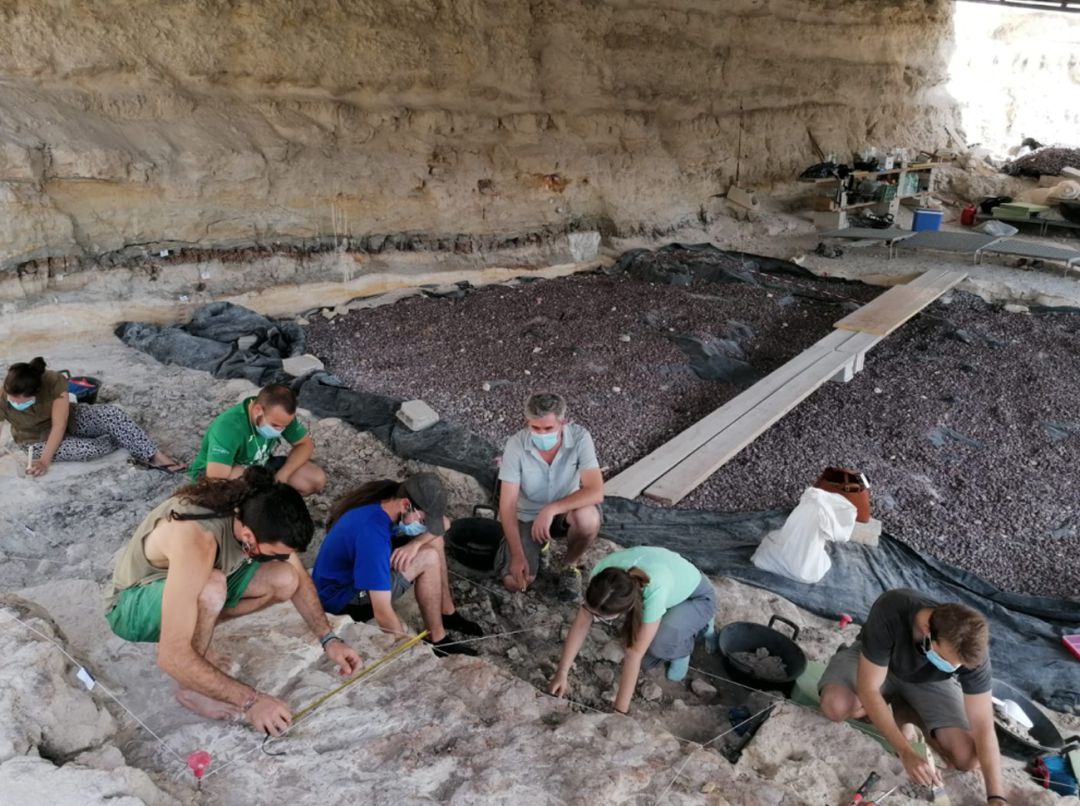 Excavaciones paleontológicas en el yacimiento Barranco León, de Orce (Granada) en el verano del 2020 Excavaciones paleontológicas en el yacimiento Barranco León, de Orce (Granada) en el verano del 2020