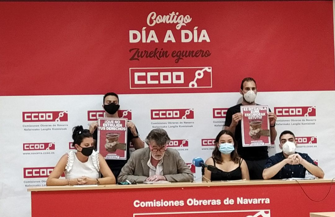 Rueda de prensa de CCOO Rueda de prensa de CCOO