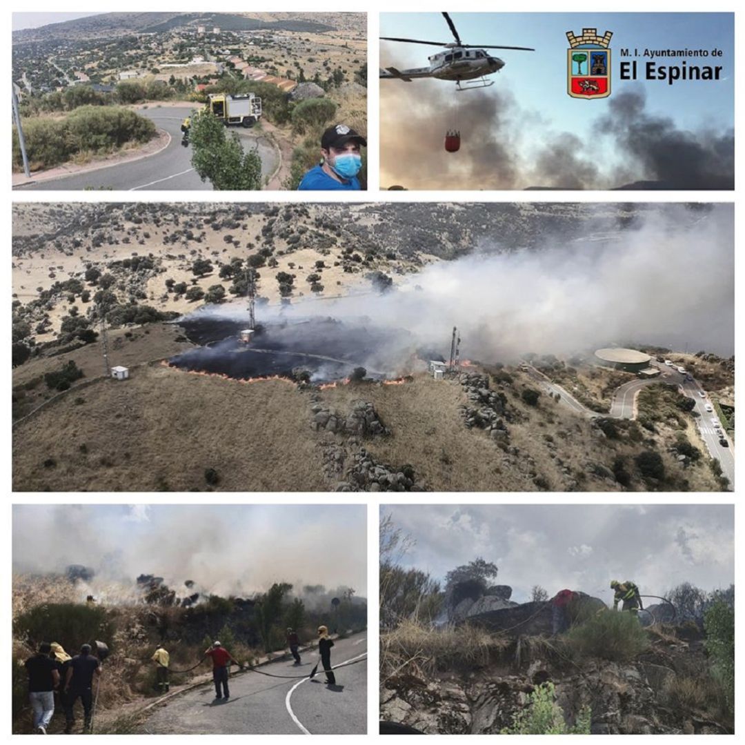 Controlado el incendio en el entorno de Los Angeles de San Rafael Controlado el incendio en el entorno de Los Angeles de San Rafael