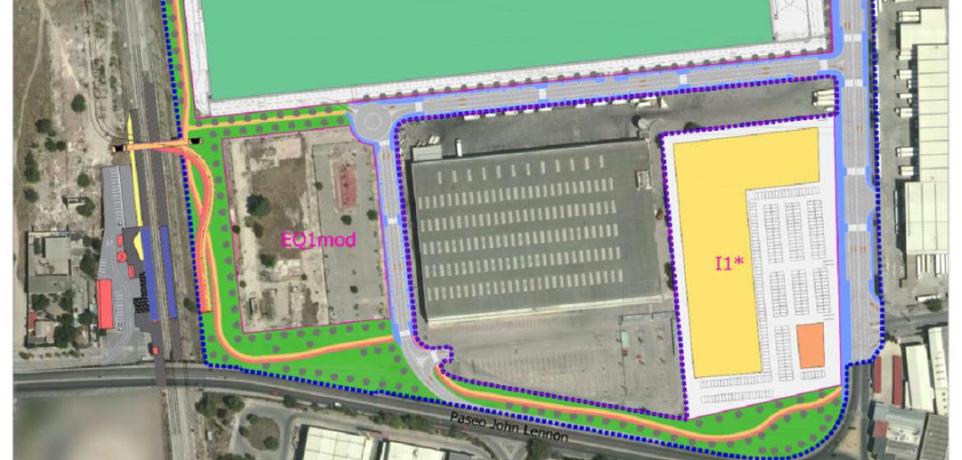 Así será el nuevo diseño de esa zona entre la calle Carpinteros y el paseo de John Lennon Así será el nuevo diseño de esa zona entre la calle Carpinteros y el paseo de John Lennon