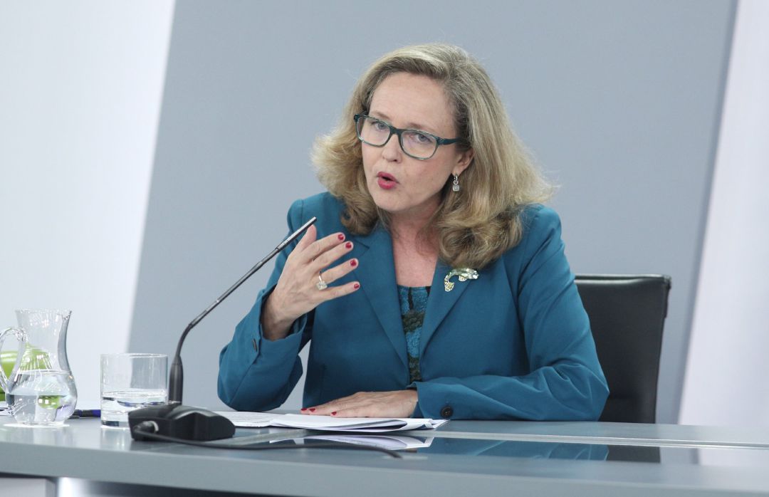 La vicepresidenta tercera del Gobierno y ministra de Asuntos Económicos y Transformación Digital, Nadia Calviño La vicepresidenta tercera del Gobierno y ministra de Asuntos Económicos y Transformación Digital, Nadia Calviño