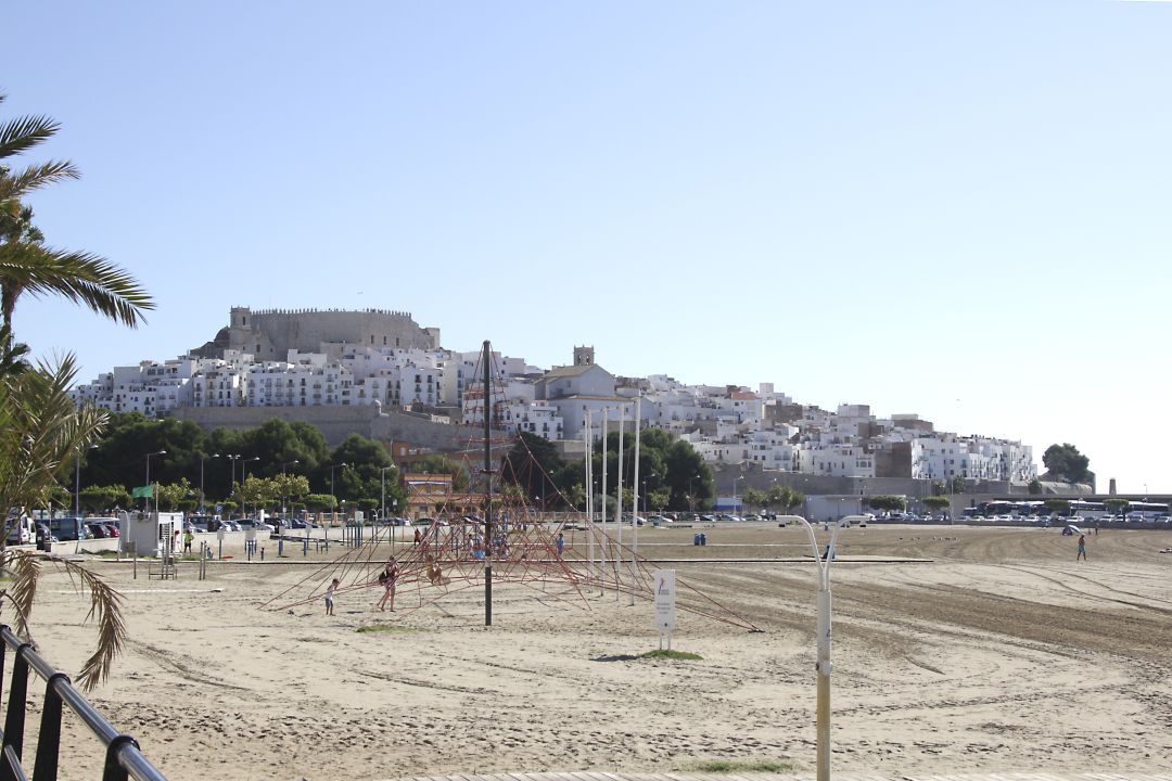 Imagen de la playa de Peñíscola Imagen de la playa de Peñíscola
