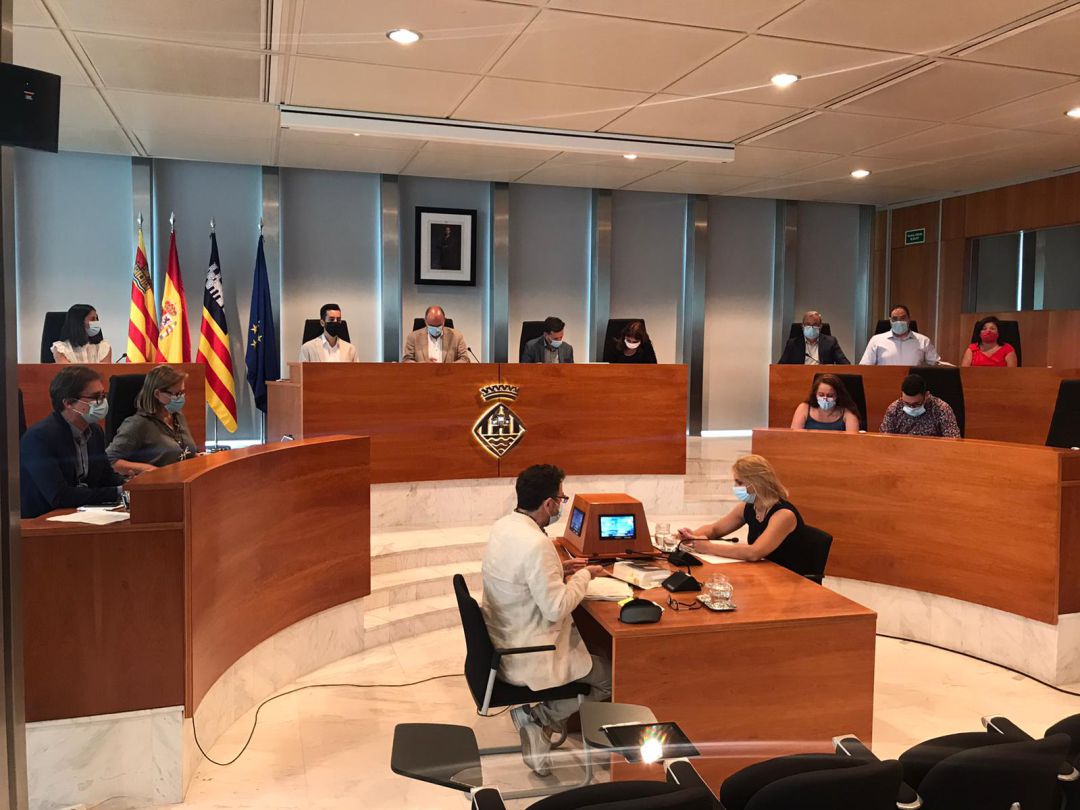 Imagen del pleno del Consell de Ibiza Imagen del pleno del Consell de Ibiza